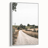 Farmhouse Wall Art – Winding Country Road Print for Rustic Home Decor