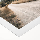 Farmhouse Wall Art – Winding Country Road Print for Rustic Home Decor