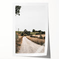 Farmhouse Wall Art – Winding Country Road Print for Rustic Home Decor