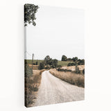 Farmhouse Wall Art – Winding Country Road Print for Rustic Home Decor