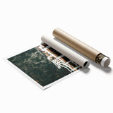 Farmhouse Wall Art – Rustic Winding Fence Print for Country Home Decor