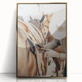 Cowboy and Saddle Wall Art | Rustic Farmhouse Decor | Country Style Print