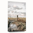 Farmhouse Wall Art – Rustic Farm Gate and Fence Print for Country Decor