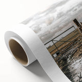 Farmhouse Wall Art – Rustic Farm Gate and Fence Print for Country Decor