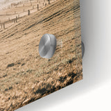 Farmhouse Wall Art – Misty Morning Fields Print for Rustic Country Decor