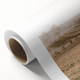 Farmhouse Wall Art – Misty Morning Fields Print for Rustic Country Decor