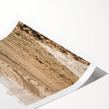 Farmhouse Wall Art – Misty Morning Fields Print for Rustic Country Decor