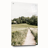 Farmhouse Wall Art – Quiet Country Path Print for Rustic Home Decor