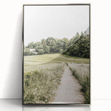 Farmhouse Wall Art – Quiet Country Path Print for Rustic Home Decor