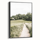 Farmhouse Wall Art – Quiet Country Path Print for Rustic Home Decor