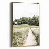 Farmhouse Wall Art – Quiet Country Path Print for Rustic Home Decor