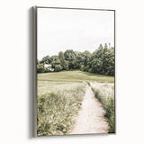 Farmhouse Wall Art – Quiet Country Path Print for Rustic Home Decor