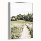 Farmhouse Wall Art – Quiet Country Path Print for Rustic Home Decor