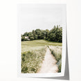 Farmhouse Wall Art – Quiet Country Path Print for Rustic Home Decor