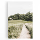 Farmhouse Wall Art – Quiet Country Path Print for Rustic Home Decor