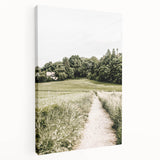 Farmhouse Wall Art – Quiet Country Path Print for Rustic Home Decor
