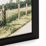 Farmhouse Wall Art – Rustic Fence and Gate Print for Country Decor