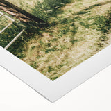 Farmhouse Wall Art – Rustic Fence and Gate Print for Country Decor