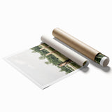 Farmhouse Wall Art – Rustic Fence and Gate Print for Country Decor