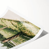 Farmhouse Wall Art – Rustic Fence and Gate Print for Country Decor