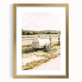 Farmhouse Wall Art – Metal Tank and Fence Print for Rustic Country Decor