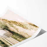 Farmhouse Wall Art – Metal Tank and Fence Print for Rustic Country Decor