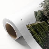 Farmhouse Wall Art – Hedge-Lined Path Print for Rustic Garden Decor