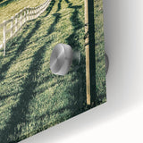 Farmhouse Wall Art – Winding Fence Print for Rustic Country Decor