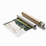 Farmhouse Wall Art – Winding Fence Print for Rustic Country Decor