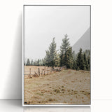 Rustic Farmhouse Wall Art – Countryside Pathway with Trees Print