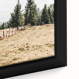 Rustic Farmhouse Wall Art – Countryside Pathway with Trees Print