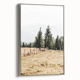 Rustic Farmhouse Wall Art – Countryside Pathway with Trees Print