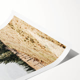 Rustic Farmhouse Wall Art – Countryside Pathway with Trees Print