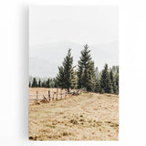 Rustic Farmhouse Wall Art – Countryside Pathway with Trees Print