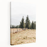 Rustic Farmhouse Wall Art – Countryside Pathway with Trees Print