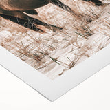 Farmhouse Wall Art – Grazing Horse in Sand Dunes Print