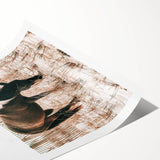 Farmhouse Wall Art – Grazing Horse in Sand Dunes Print