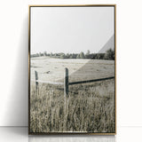 Farmhouse Wall Art - Rustic Country Fence with Vintage Farmhouse Charm