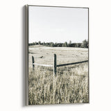 Farmhouse Wall Art - Rustic Country Fence with Vintage Farmhouse Charm