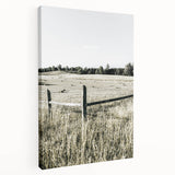 Farmhouse Wall Art - Rustic Country Fence with Vintage Farmhouse Charm