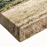 Farmhouse Wall Art - Scenic Country Landscape with Rustic Hay Bales