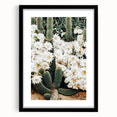 Farmhouse Wall Art – Rustic Cactus Flower Print for Country Style Decor