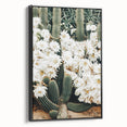 Farmhouse Wall Art – Rustic Cactus Flower Print for Country Style Decor