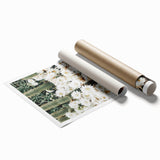 Farmhouse Wall Art – Rustic Cactus Flower Print for Country Style Decor