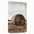 Farmhouse Wall Art - Rustic Hay Bale with Vintage Country Charm