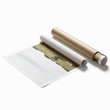 Farmhouse Wall Art - Vintage Country Home with Rolling Green Hills