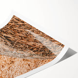 Farmhouse Wall Art - Rustic Close-Up of Hay Bales with Country Charm