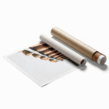 Farmhouse Wall Art - Stacked Hay Bales by Country Road with Rustic Charm