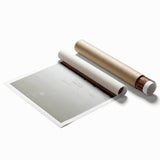 Farmhouse Wall Art - Rustic Plowed Field with Country Farmhouse Charm