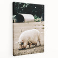 Farmhouse Wall Art - Rustic Pig on Farm with Vintage Country Charm
